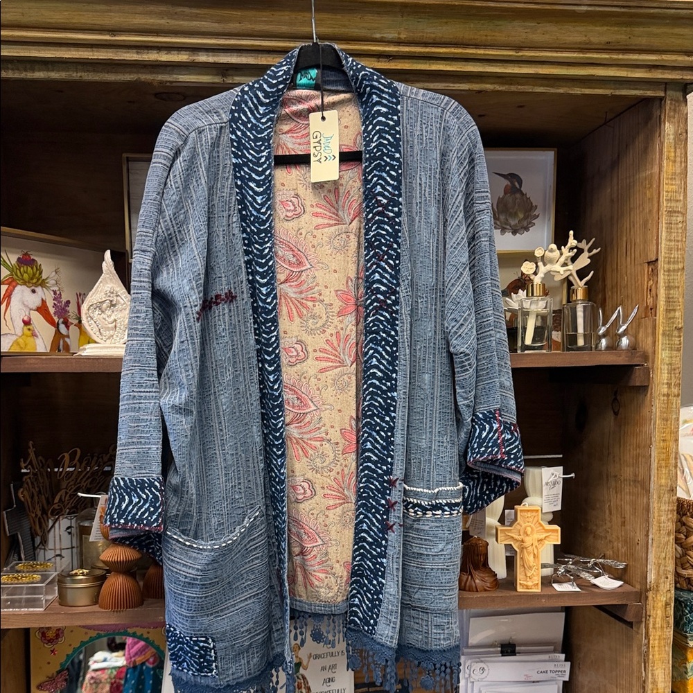 Jaded gypsy denim Patterned Jacket
